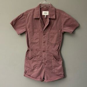 Pistola Mauve Short Sleeve Jumpsuit